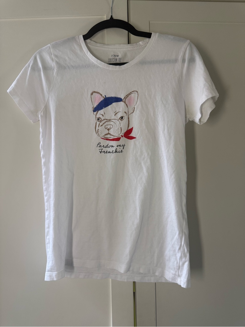 J. Crew White Graphic Tee